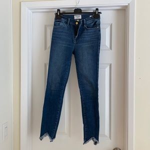 Frayed hem Le High skinny